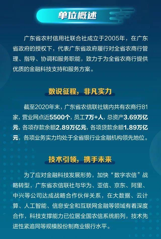 广东省农村信用社联合社招聘启事——开启您的金融事业新征程